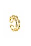 Zircon Stone Adjustable Ring - 2