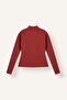 Flexible Fabric Warmtech Standard Fit High Collar Zippered Soft Fleece Inside Sportsman Long Sleeve Basic T-Shirt - 7