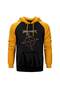 Megadeth Cryptic Writings 1997 Yellow Double Color Raglan Sleeve Hooded Sweatshirt