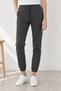 Women's Jogger with Elastic Waist and Cuffs, Pockets, 2-Piece Sweatpants, Anthracite Navy Blue - 4