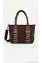 Women's Tote Bag with Detachable Long Strap, Lettering Detail, Large Volume, Daily Hand and Shoulder Bag Stnbzykln - 2