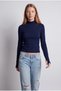 Long Sleeve Fingerless Turtleneck Basic Badi - 6
