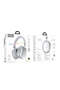 Căști Bluetooth W35 Max Auspicious ANC, Argintii - 2