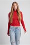 Long Sleeve Fingerless Turtleneck Basic Badi - 6