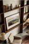 1 Piece Pvc Framed Black Wooden Frame Oil Painting Effect Alpine Mountains and Nature Themed Horizontal Wooden Painting - Home, Business, and Office Decoration Painting - 5
