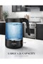 Electric Kettle, 1.5L Stainless Steel Double Wall Cool Touch, Black, 2200W with Auto Shut-off Function, Auto Lid Opening, Dry Boil Protection, Best For Tea Coffee, Premium Design Kettle. - 5