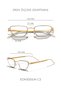 Eoh5005-M C3 Yellow Ultra Light Metal Blue Light Screen Glasses - 4