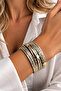 Shiny Surface Star Detail Magnetic Multi-Bracelet (18cm)