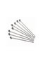 8-Piece Steel Cocktail Toothpick Set – Metal Cocktail and Garnish Presentation Sticks with Ball Heads - 2