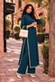 Women's 2-Piece Indian Knitwear Set with Long Tunic and Pants - 4