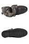 Men's Black Fur Lined Cold Resistant Non-Slip Sole Genuine Leather Zippered Boots 795 - 5
