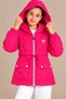 Girl's Hooded Pocket Lined Seasonal Raincoat - 3