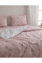 Honorine Single 100% Cotton Ranforce Printed Sheet and Duvet Cover Set - Powder - 3