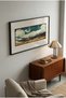 1 Piece Pvc Framed Black Wooden Framed Horizontal Wooden Painting with Mountain and Nature Views - Home, Business and Office Decoration Painting - 3