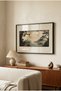 1 Piece Black Wooden Framed Vintage Far East Nature and Tree Themed Horizontal Wooden Painting with Pvc Panels - Home, Business, and Office Decoration Painting - 4