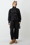Black Suit with Snap Button Detail
