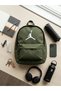 Khaki School Backpack 32X42 cm Bezoss - 6
