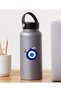 Evil Eye Bead Sticker with Hook for Car, Motorcycle, Helmet, Laptop, Glass Sticker 13X13 cm - 6