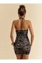 Rochie mini, negru - 2