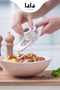 Hüner Mini Garlic and Ginger Grater – with Sliding Protective Container, Stainless Steel - 5