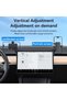 Universal C250 Car Phone Holder with Rotatable Floating Screen – Black - 3