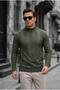 Seka 917 Striped Cotton Slim Fit Men's Half Fisherman Sweater - 2
