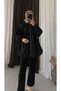 Waist Drawstring Parachute Jacket - 26165 - Black - 2