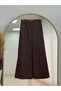 Gülper High Collar Suit with Elasticated Sleeves and Zipper - Pn3256 Brown - 7