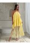 Rochie maxi, galben - 3