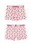 Watermelon Patterned Men's Boxer Cotton Lycra Shiny Elastic Boxed Light Pink - 4