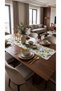 Duck Fabric Runner 40X110 cm – Blue Bird, Lemon and Grape Patterned, Water Repellent Stain-Resistant Decorative Table Runner - 2