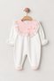 Bowknot Lace Detailed Baby Blanket Romper Set (Romper + Blanket + Hat + Gloves) - 2