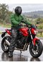 Biker Pants 44 Micron Thick Pvc Seamless Double and Zigzag Hot Pressed 100% Waterproof No Net Opening - 3