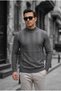 Seka 917 Striped Cotton Slim Fit Men's Half Fisherman Sweater - 2