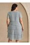 Rochie mini, gri - 2