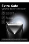 BHT-03 Body Hair Trimmer for Men, IPX7 Waterproof, 1200mAh Ceramic Blade Groomer with LED Light – Black - 6
