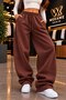 Baggy Women's 3 Thread Wide Leg Seasonal Tracksuit