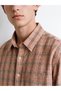Standard Fit Checkered Embroidered Men's Shirt from Uzg Store for Style Enthusiasts - 3
