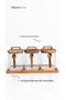 Akasya Set of 3 Square Glass Jars with Stands - Spice Set 3 X 950 ml with Handle Lids - Vacuum Lid - 2