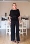 Belted Crepe Palazzo Pants - 3
