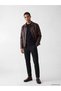 Timeless Clothing & Timeless Choices Standard Fit Shirt Roba Collar Men's Leather Look Coat - 2