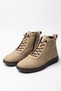 Altor Side Zipper Stitched Rubber Tied Sole Genuine Leather Women's Boots Sand Nubuck - 6