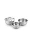 3-piece stainless steel storage container and multi-purpose grater set (includes a free 100-piece practical food storage container set)