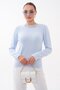 Women's Collar Stone Detailed Bearded Knitted Sweater Cty-Şml-265158 - 2