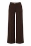 Belted Crepe Palazzo Pants