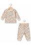 100% Cotton Long Sleeve Patterned 2-Piece Baby Set