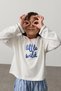 Embroidered Long Sleeve T-Shirt White - 3