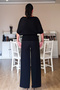 Belted Crepe Palazzo Pants - 4