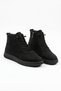 Altor Side Zipper Stitched Rubber Tied Sole Genuine Leather Women's Boots Black Nubuck - 2