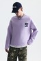 Oversize printed sweatshirt